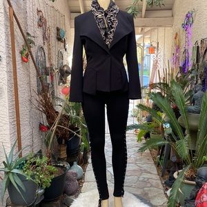 ▪️▪️THREE PIECE BLACK-N-TAN LEGGING OUTFIT▪️▪️